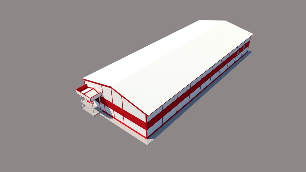 3D визуализация Магазин из сэндвич-панелей - фото 14