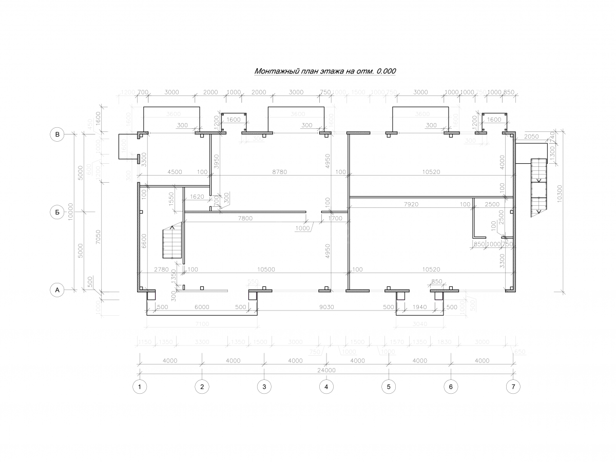 Планировка Офис из сэндвич-панелей -  фото 7